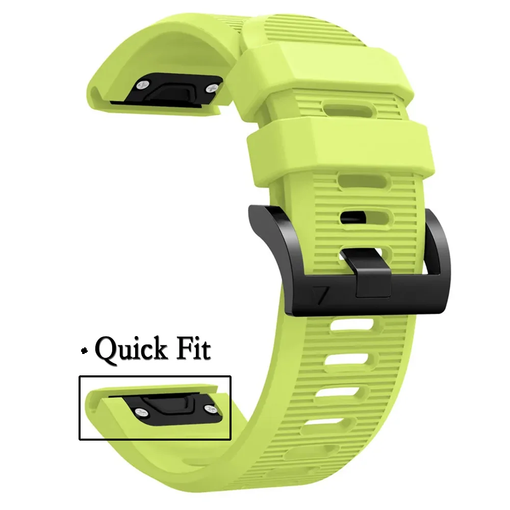 ガーミンフェニックス用シリコンウォッチバンド,クイックフィットストラップ,ガーミンディセンシックスmk1,mk2,mk2i,26mmと互換性があります