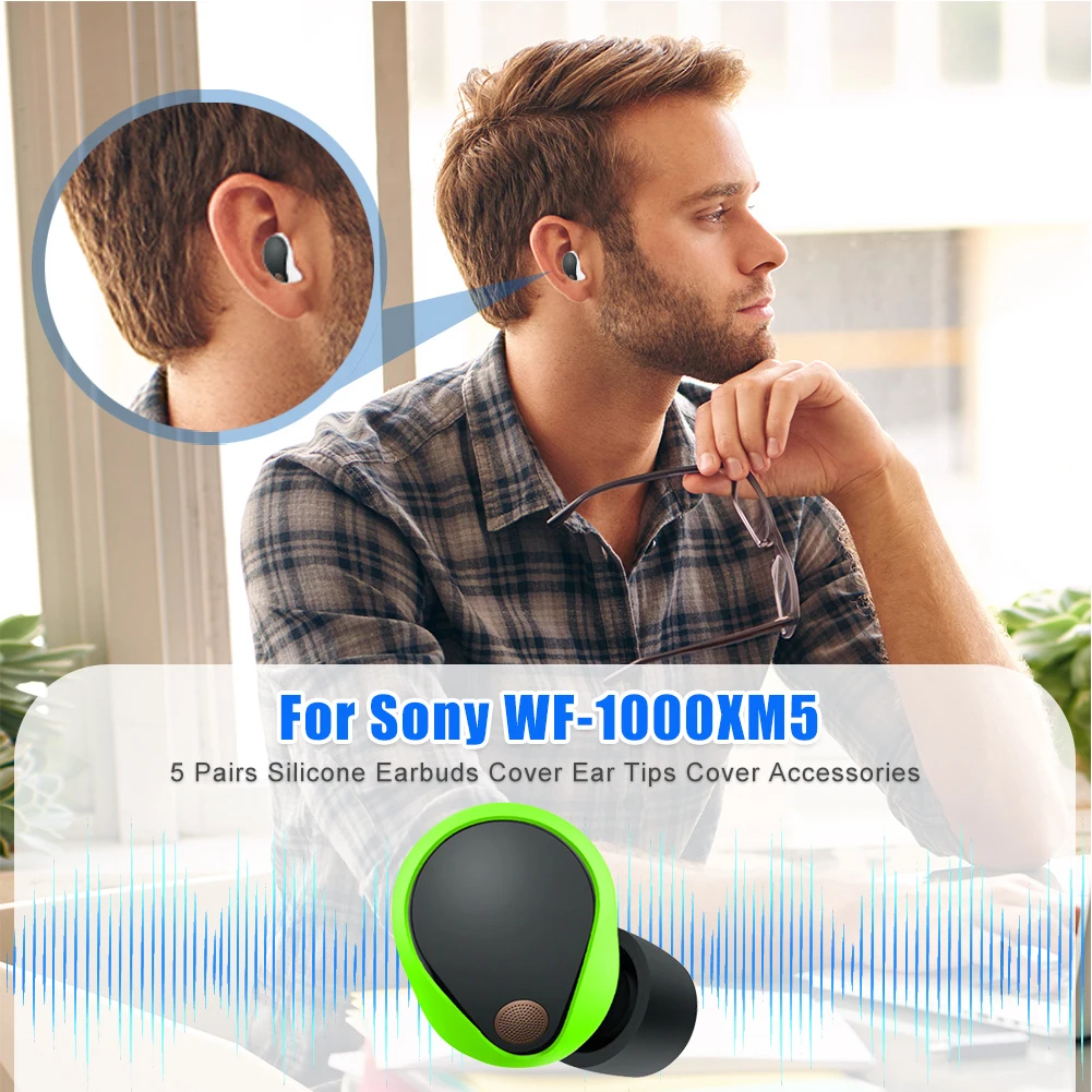 5 pares de pontas de ouvido de - Sony Headphone Wf-1000Xm5 avaliação e preço