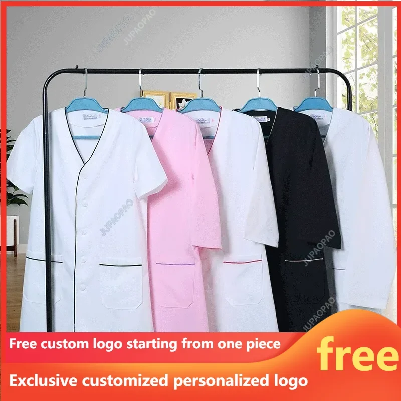 New Personalized Logo Customization Quick-Dry Sport Unisex Medical Uniform Nursing Scrubs Stretch Aesthetic Top and Pant Outfit