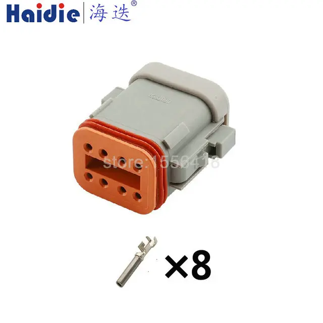 

1-20Sets 8 Pins automotive connector DT06-08SA-C017/DT06-08SA-EP06 DT04-08PA-C017 AT15-08PD AT13-08PD