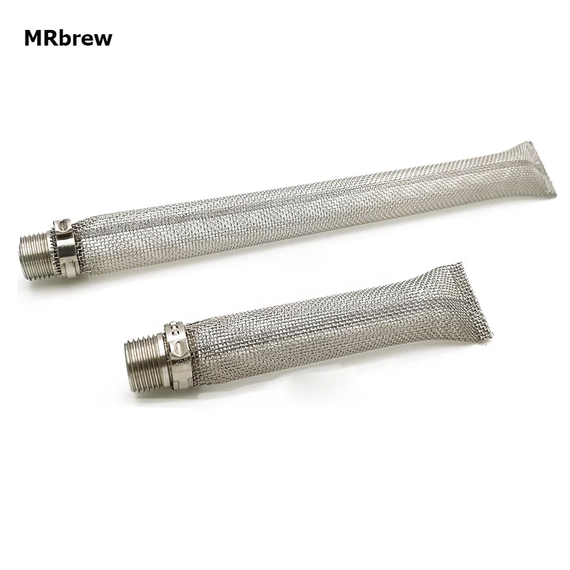 Stainless Steel Bazooka Screen With Male 1/2
