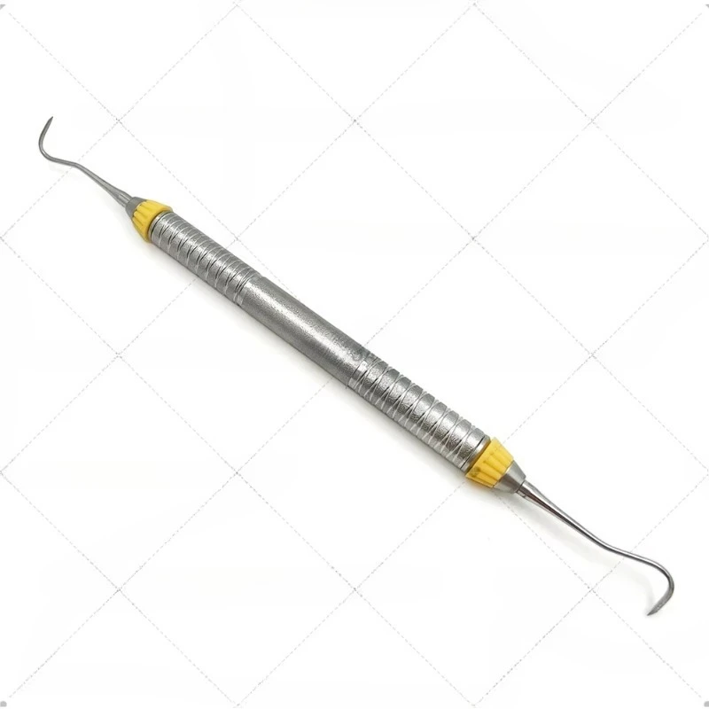 High Quality Nonslip Handle Lab Anterior Sickle Scalers for Supragingival Debridement Gracey Curettes Periodontal Scaler Tool