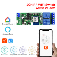 eWeLink WIFi Smart Home Relay Switch 12V 24V 220V RF 433 MHz Remote Control Receiver For Garage Gate Door Access Alexa Google