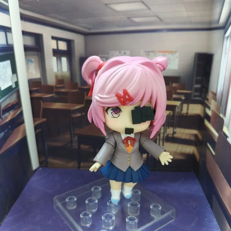 Doki Doki Literature Club Q version face change Clay Figure #2077 Summer Tree Action figure model toy wholesale For Friend gifts