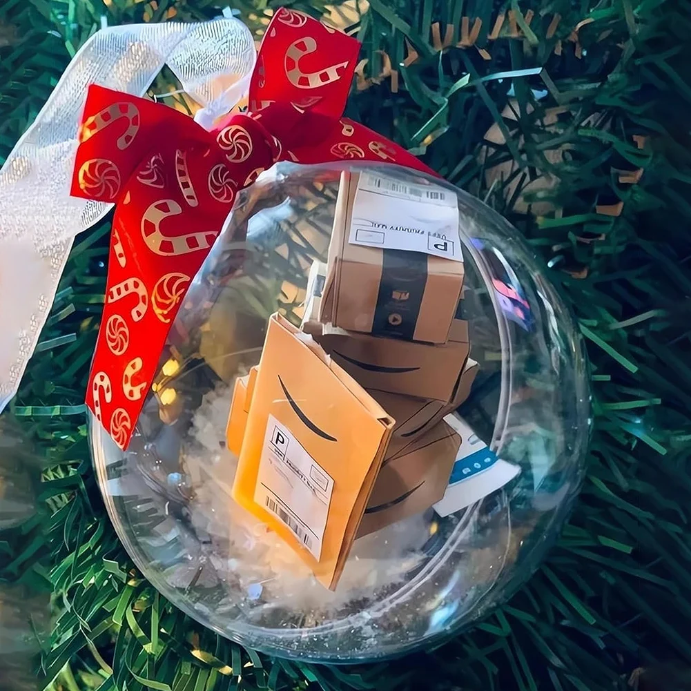 

Christmas Tree Ornament Universal Festival Ball Exquisite Fashionable Pendant Transparent Popular Hanging Decroation For Home