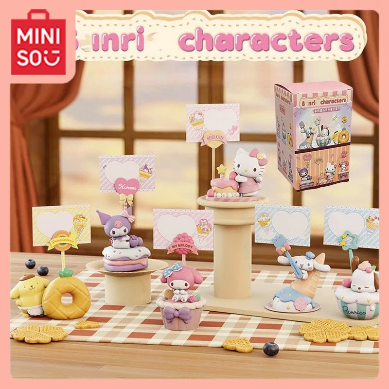 

MINISO Kawaii Sanrio аниме мультфильм заметка слепая коробка Kuromi My Melody Cinnamoroll аксессуар подарок на день рождения школьники