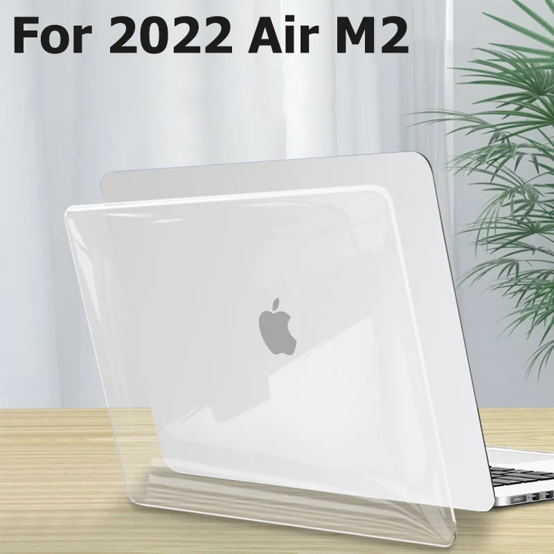 새로운 MacBook Air 13.6 인치 케이스 2022 M2 칩 모델 A2681, 키보드 커버가있는 하드 쉘 케이스와 호환