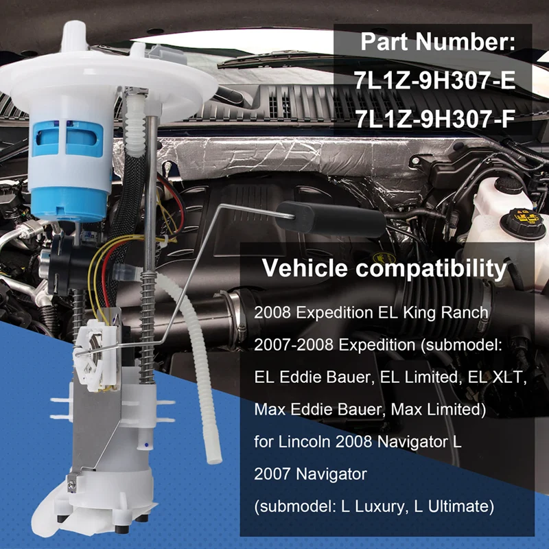 Fuel Pump Module Assembly 7L1Z-9H307-F Fits For Ford Expedition Lincoln Navigator 5.4L