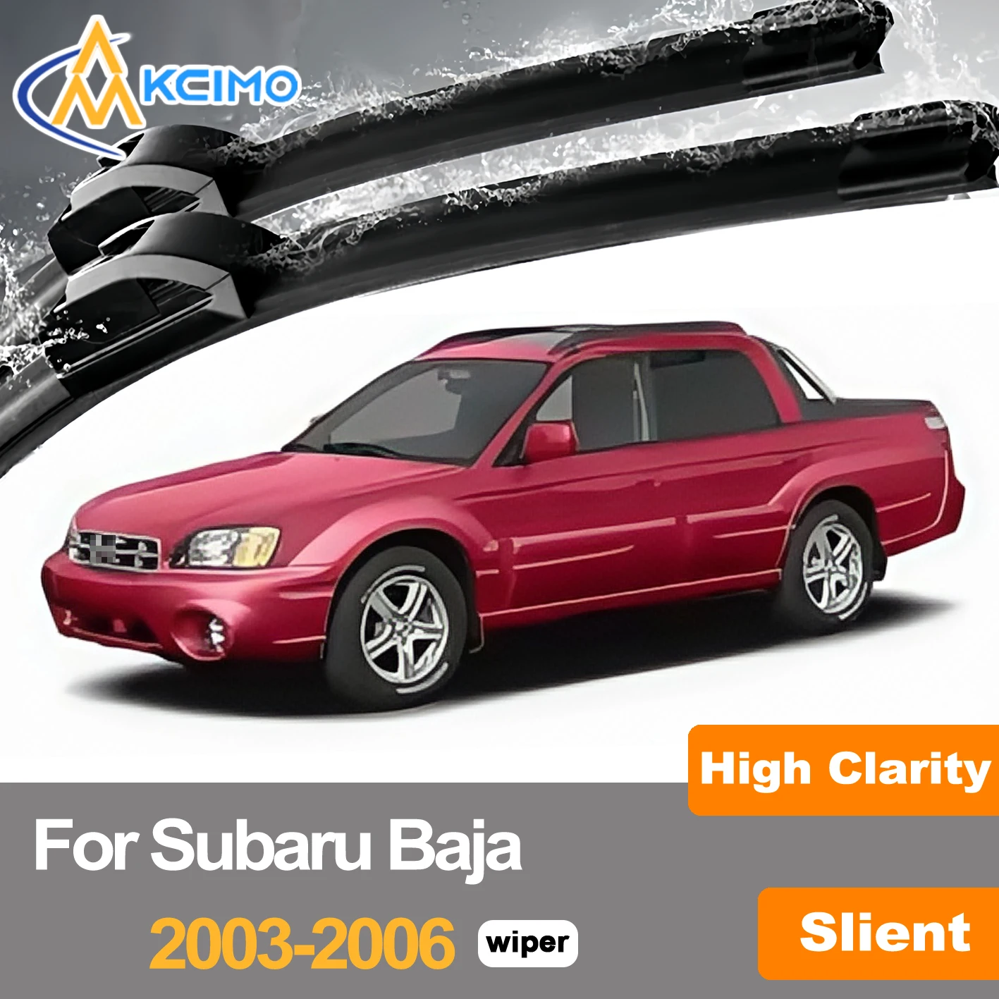 

Front Windshield Wiper Blades Set For Subaru Baja 2003-2006 Replacement Pair (Exact Fit) Quiet Streak-Free Wipers Easy Install