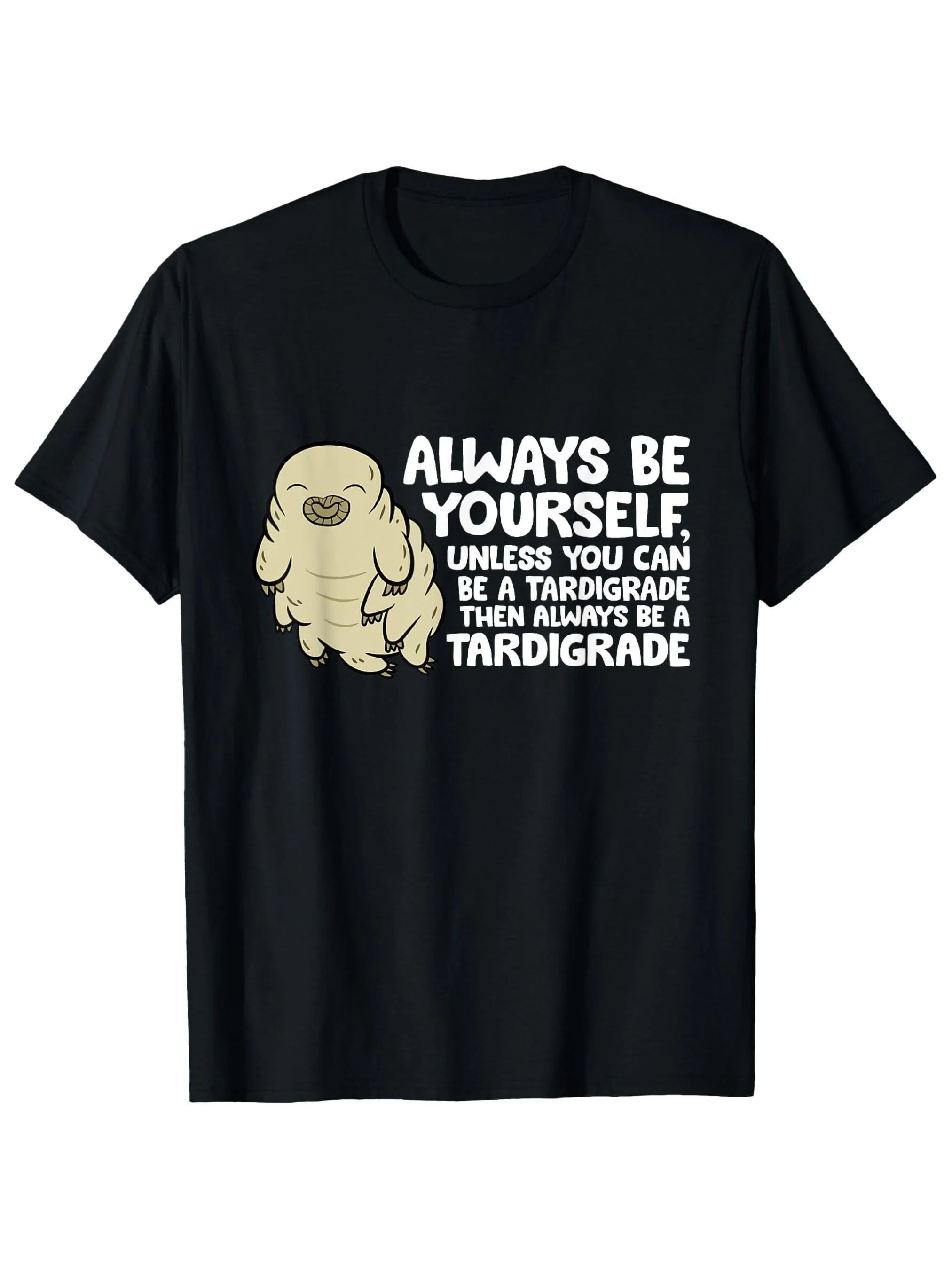 New Single-sided Print Round Neck T-shirt 