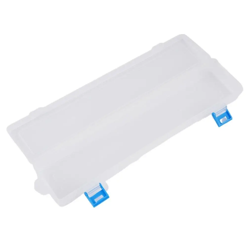 

Durable Plastic Brush Painting Storage Box Container Drawing Tools Storage Box White Arts Crafts Beading Box Markers