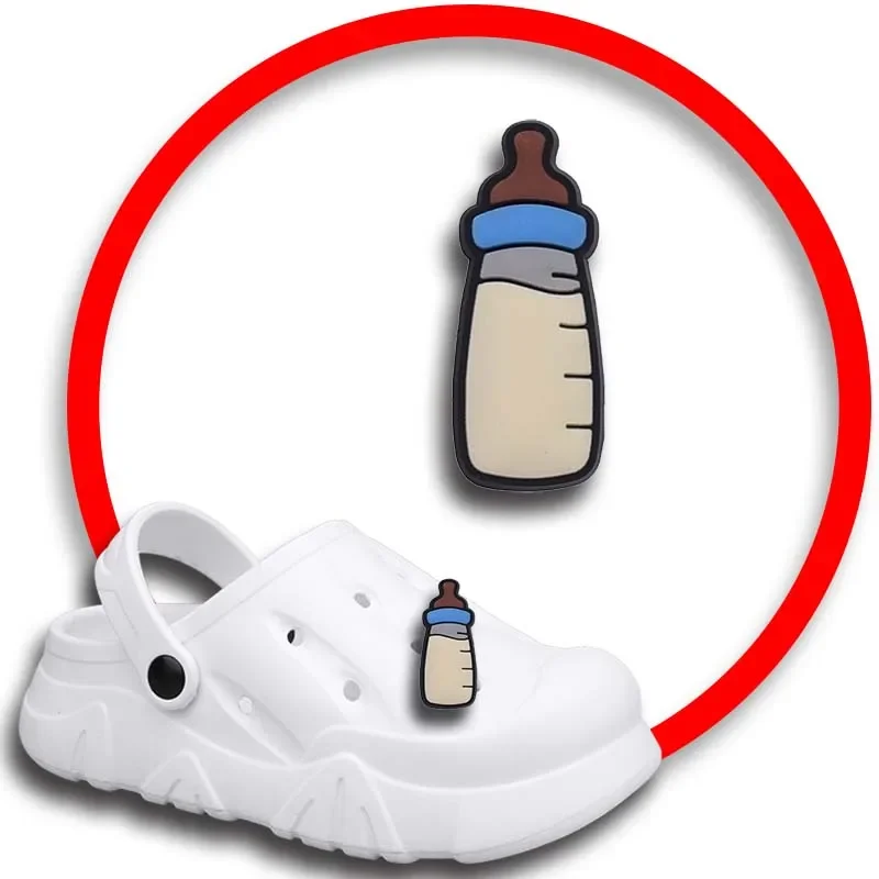 Baby Feeding Shoe Charms for Crocs Sandals Women Clogs Pins Shoe Decorations Accessory Men Badges Girls Kids Shoes Accessories
