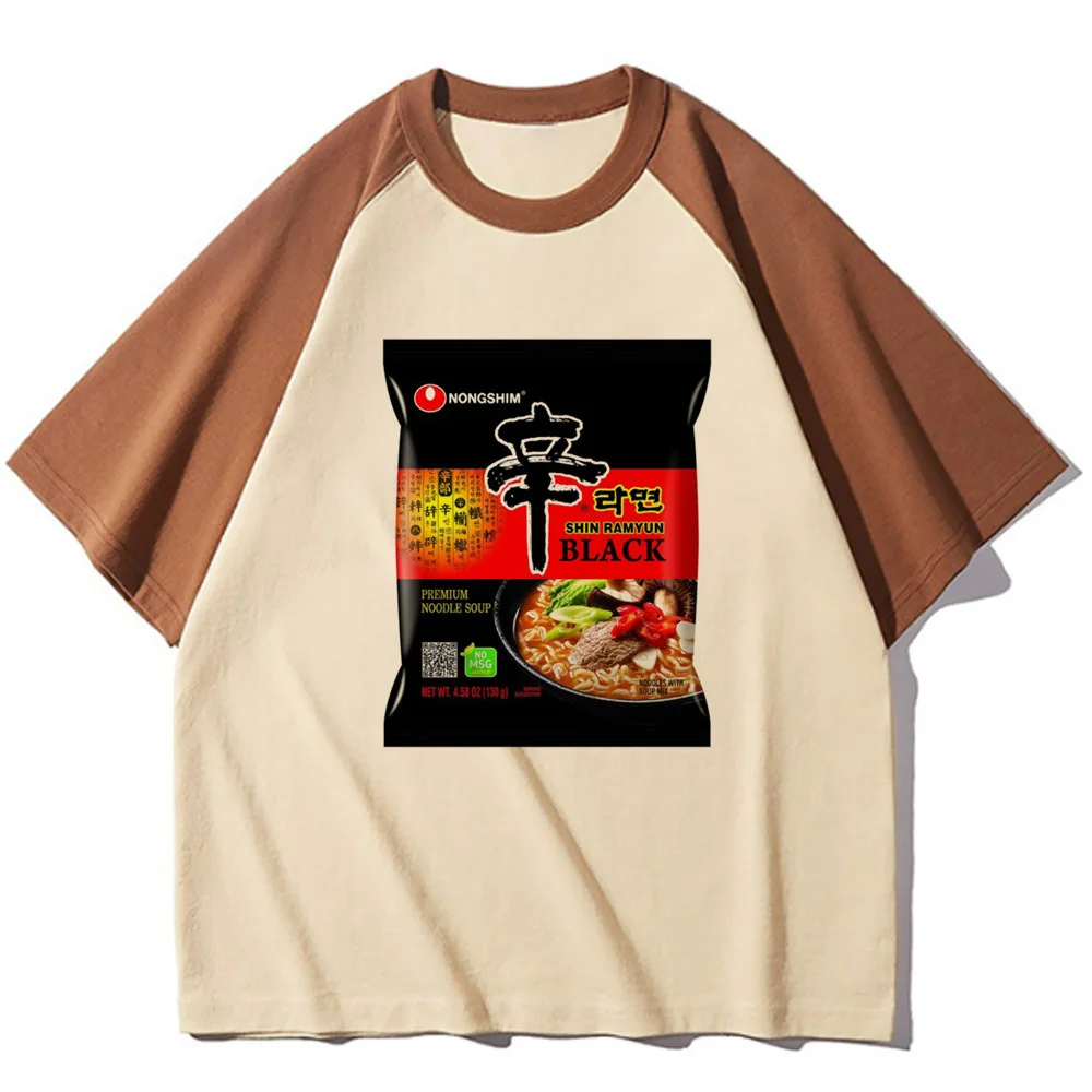 Shin Ramen t-shirt women Breathable Graphic Punk 80s Retro hip hop top tees anime Pop Culture women graphic Digital