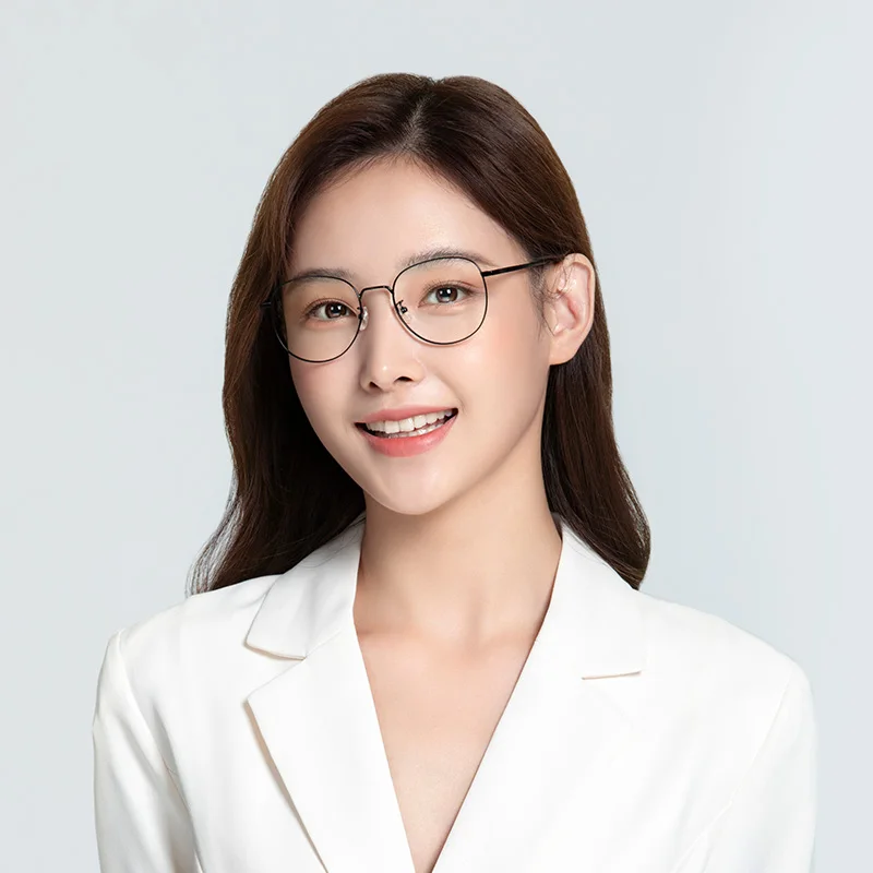 نظارة شاومي Mijia مضادة للأشعة الزرقاء مادة التيتانيوم معدل حجب الضوء الأزرق عدسة النايلون 80% معابد التيتانيوم 15.5g نظارات Mijia