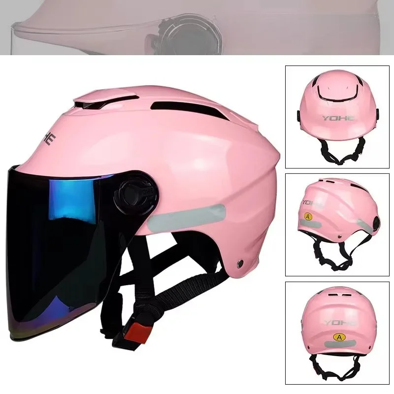 Summer UV Protection 3C Certified Lightweight Half Helmet for Motorcycles Electric Scooters for Men and Women