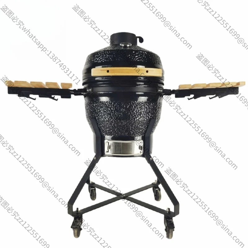 Suitable for Large Outdoor Egg-type Charcoal Grill Picnic Ceramic Roast Chicken Grill Special for Baking