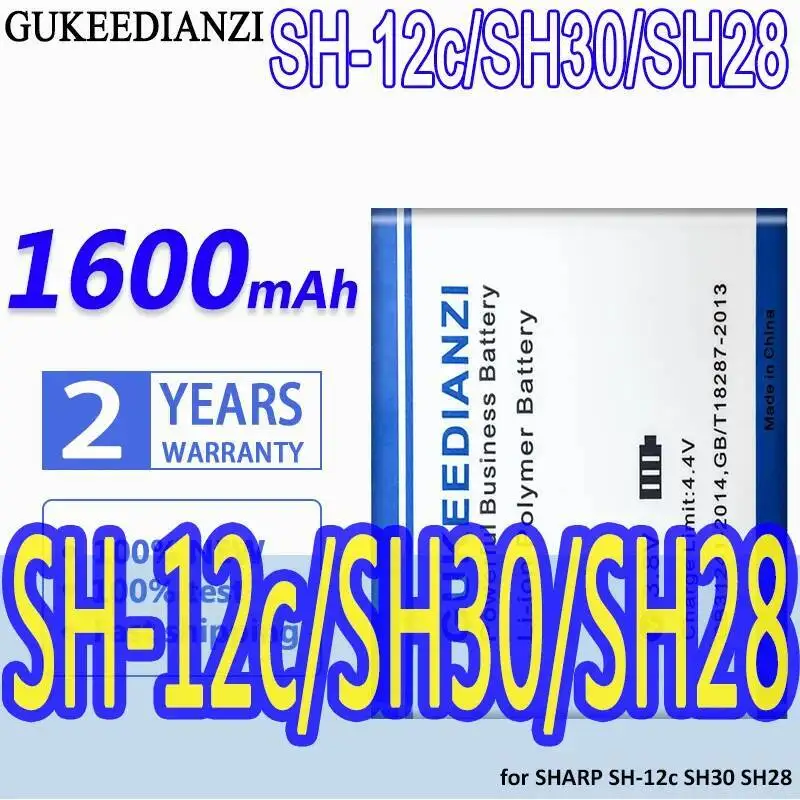 

Для Sharp SH-12C SH30 SH28 долговечный экологически чистый аккумулятор 1600 мАч