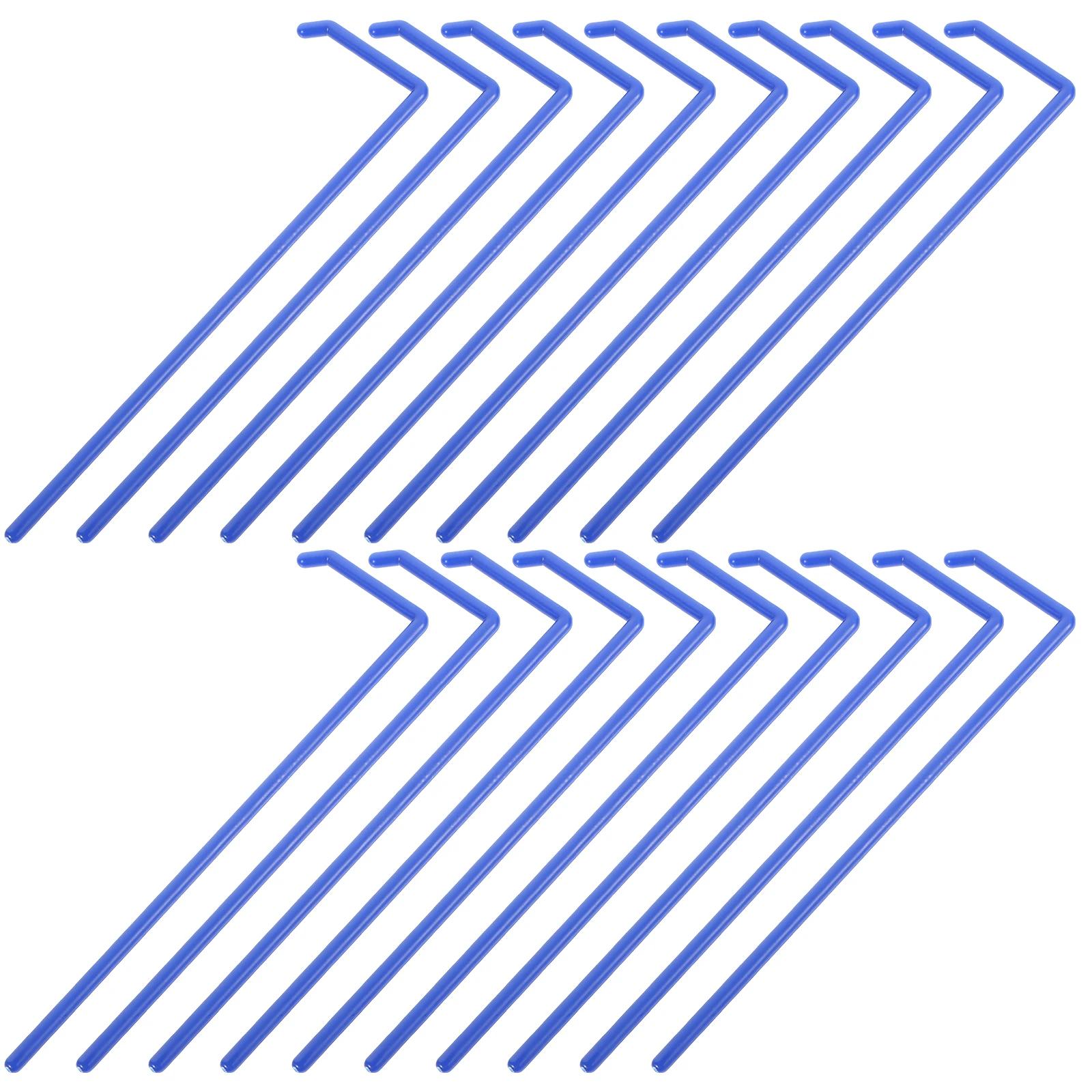 

20 Pcs Coating Rod Cell Spreader Laboratory Tool Butter Epoxy Plastic Blue Wide Spreading