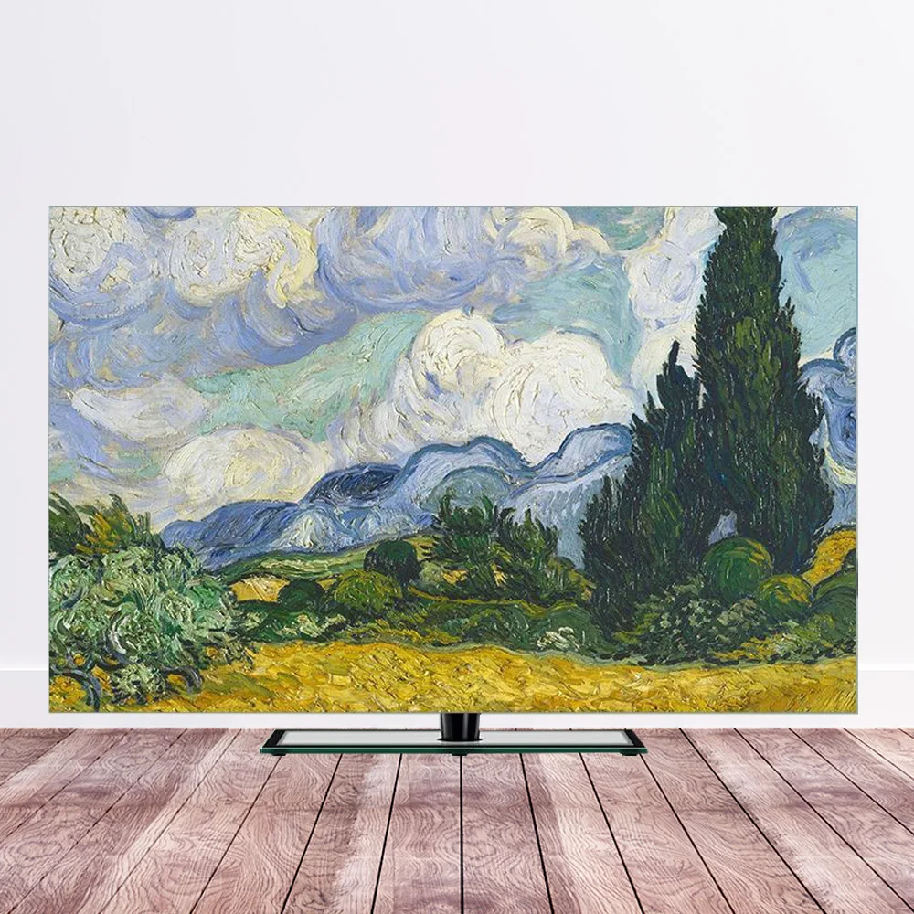 TV Cover Dust Cover Van Gogh Oil Painting Patterns 24 Inch 43 Inch 55 Inch 65 Inch 70 inch 85 inch LCD TV Dust Cover Multi-size 