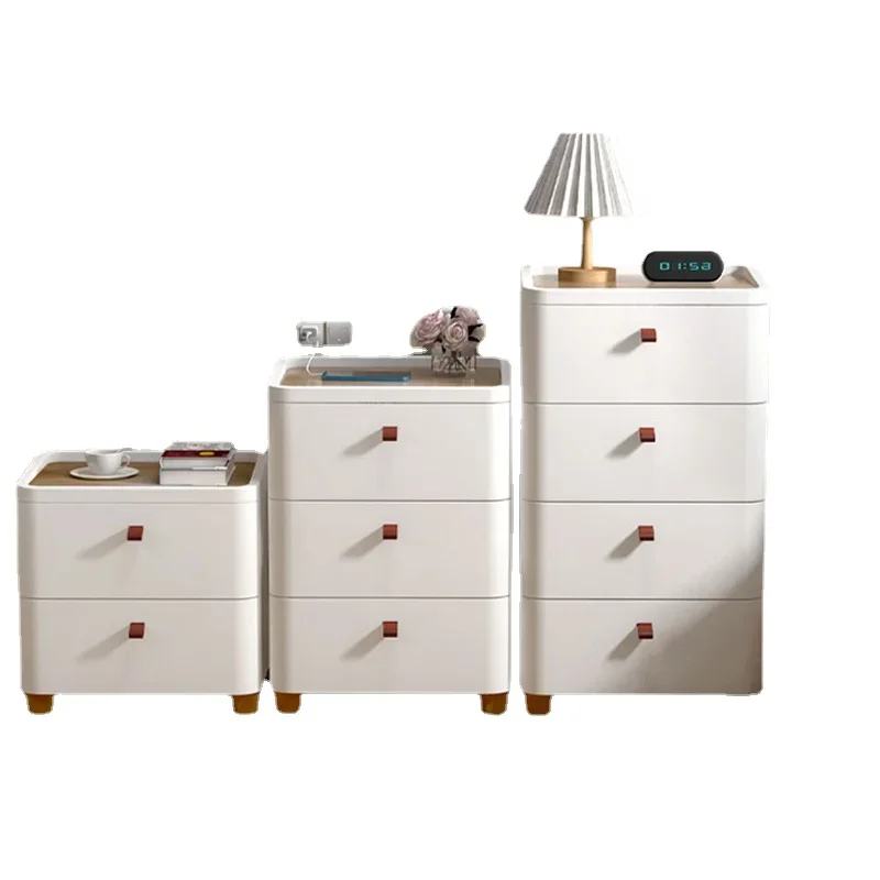 Bedroom Drawers Nightstand Storage Aesthetic Girl Hallway Nightstand Table Minimalist Design Tables De Nuit Library Furniture