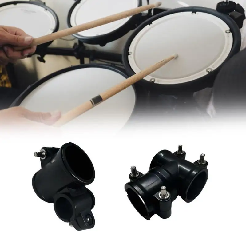 Electronic Drum Rack Clamp Plastic Electronic Drum Clamp Bracket Clip for Secure Mounting Stable Drum Frame Connection