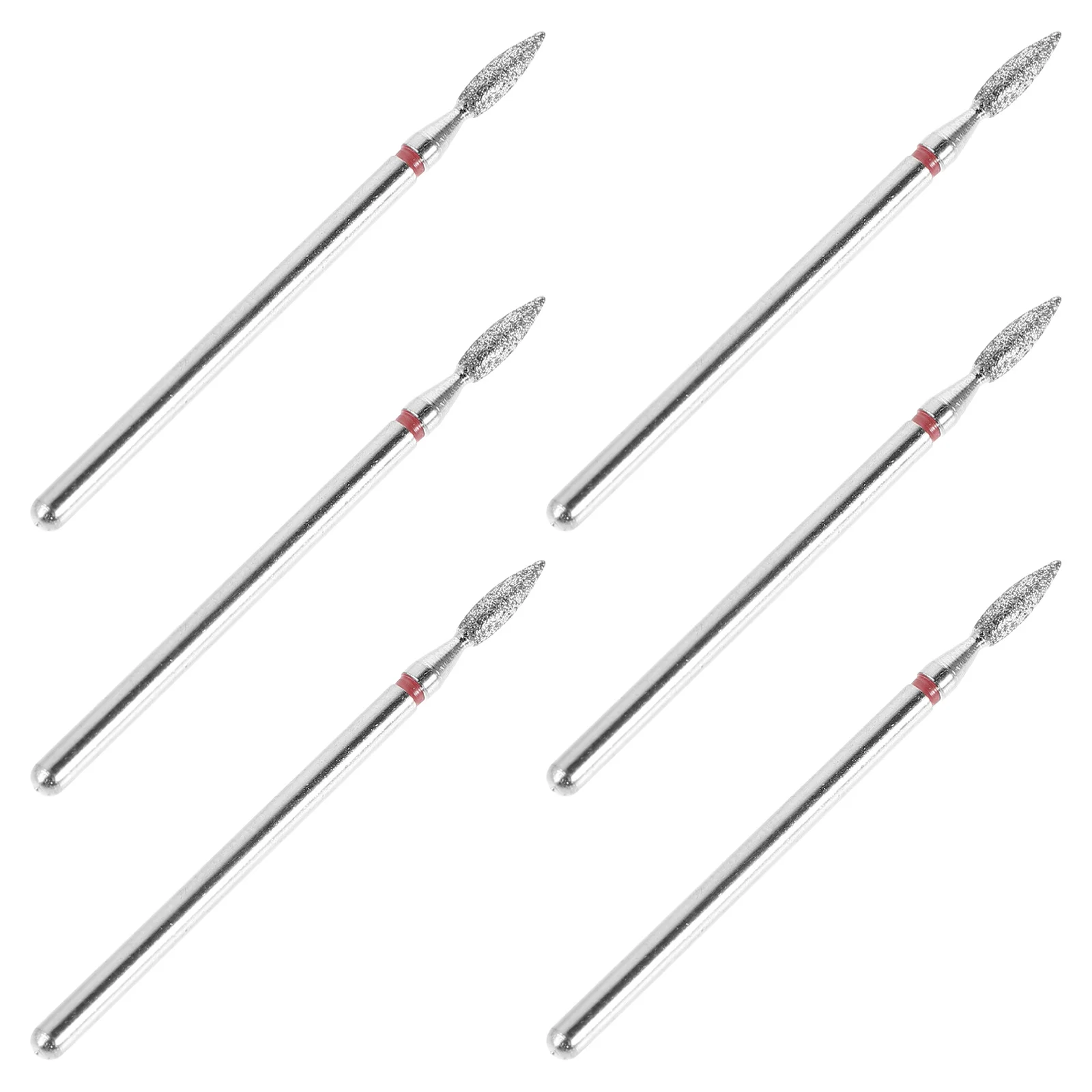 Juego de brocas de acero para uñas, herramienta de manicura profesional para eliminación de cutículas, accesorios para uso en salón en casa, 6 uds.
