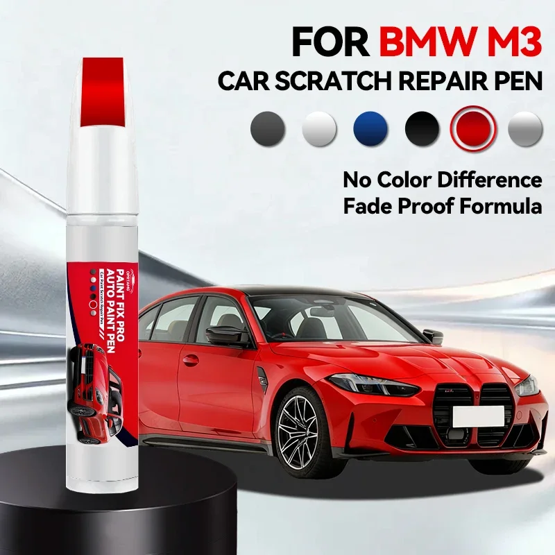 

Набор для ремонта царапин и подкраски кузова BMW M3 (1996-2026), черный спрей-краситель, аксессуары для авто