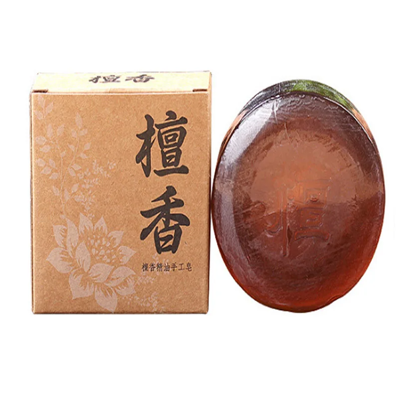 

Sdotter 100g Sandalwood Vanilla Essential Oil Moisturizing and Degreasing Cleansing Soap To Brighten The Complexion and Soften T