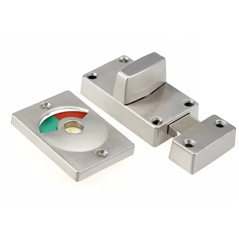 Household Hardware Accessories Toiletry Partition Indicator Lock, Zinc Alloy Public Restroom Indicator Lock Toilet-[ToolMr A83]