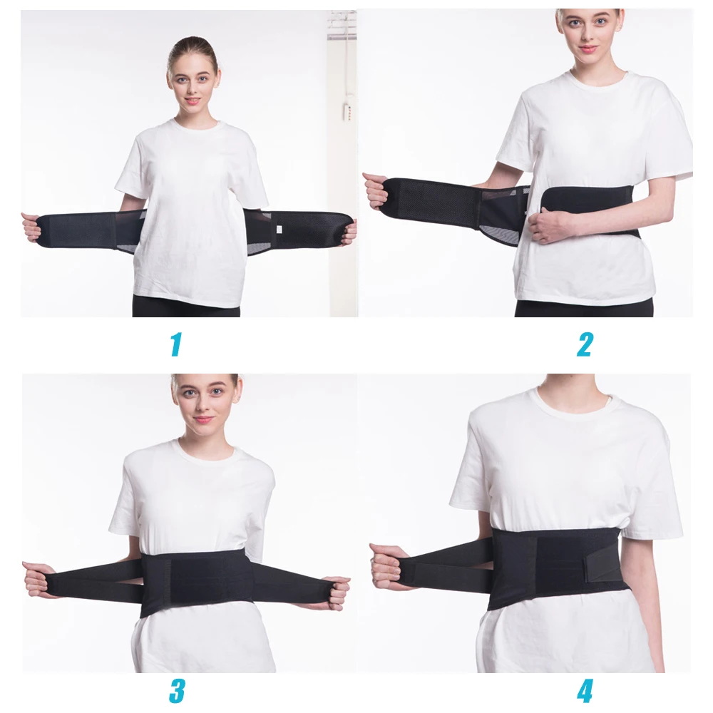 Lumbar Support Straps Decompression Brace Disc Herniation Orthopedic Medical Strain Pain Relief Corset Back Injury Support Belts