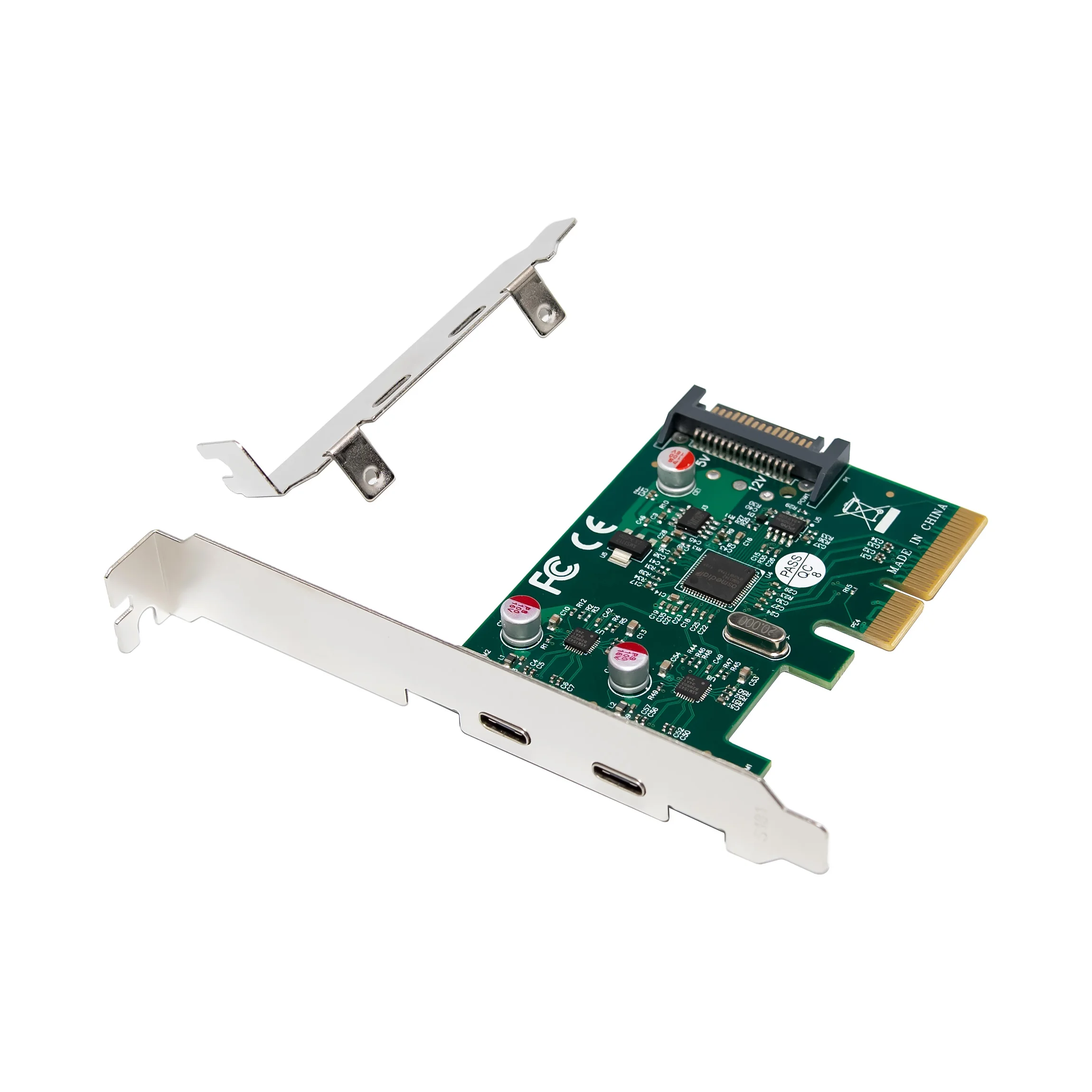 SUNWEIT ST614  PCIe X4 ASM1142 USB3.1-C 10Gbps Extended Card