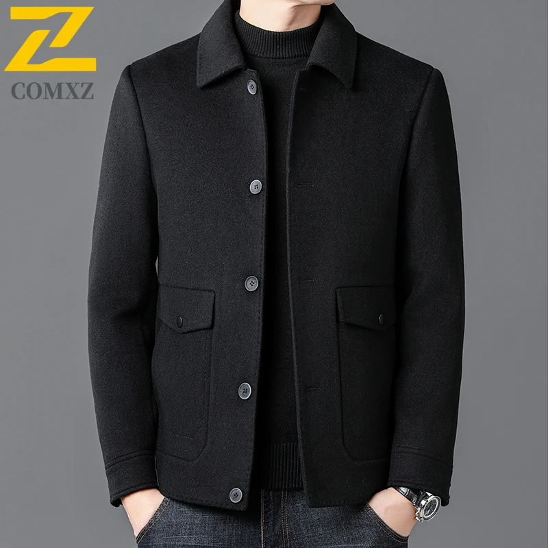 Winter Wool Overcoat Man 2025 Trendy Premium Windproof High Quality Jacket Classic Business Casual ​Comfortabl TrenchCoat