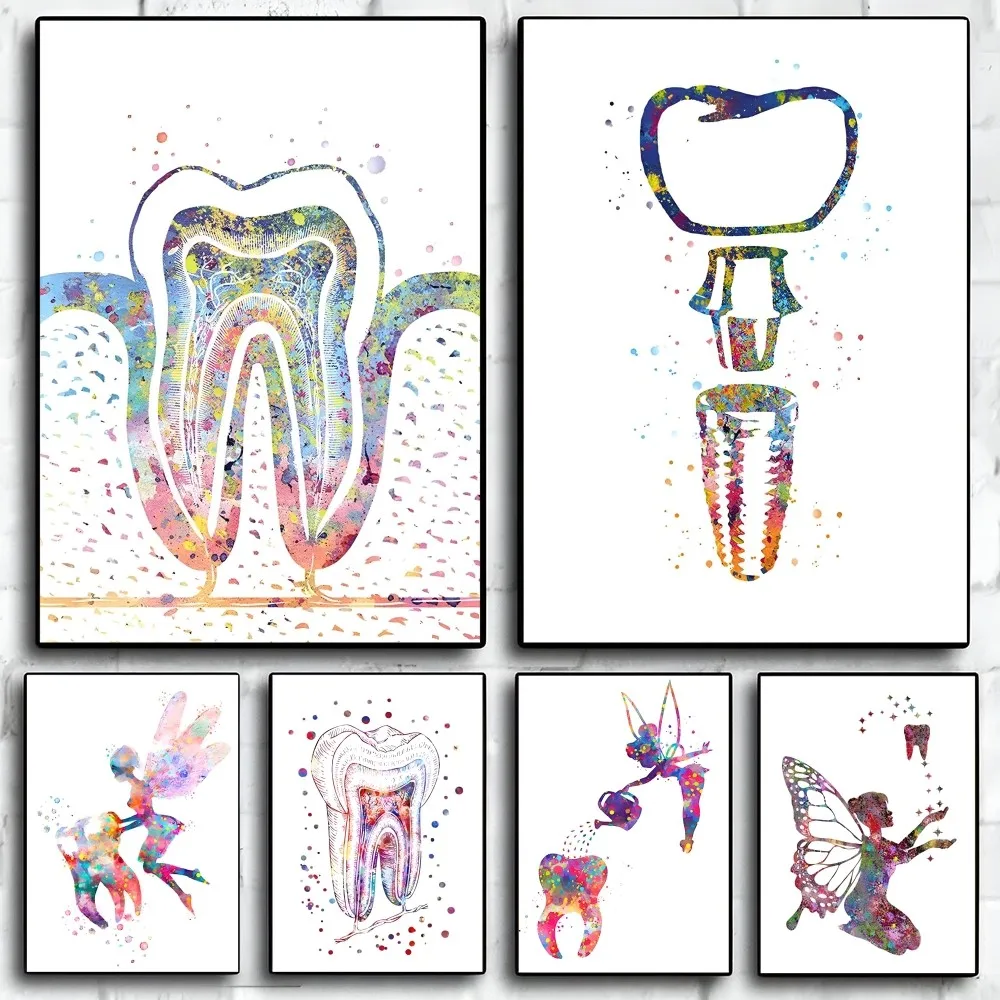 

Ins Human Tooth Structure Poster Paper Print Home Living Room Bedroom Entrance Bar Restaurant Cafe Art Painting Decoration