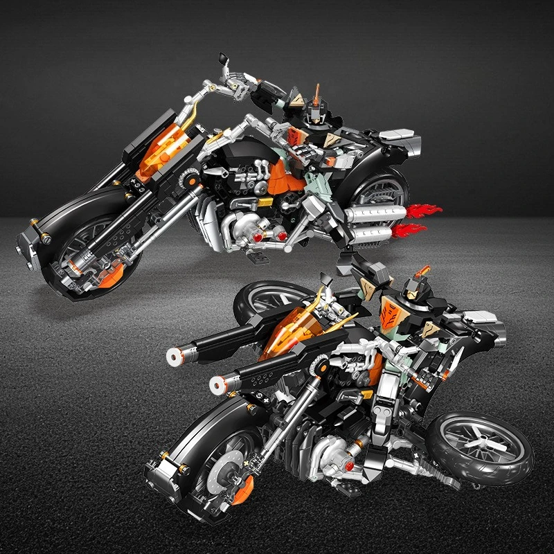 

Строительные блоки 58281, трансформирующий комплект игрушечной модели мотоцикла, головоломка, обучающий игровой набор для детей