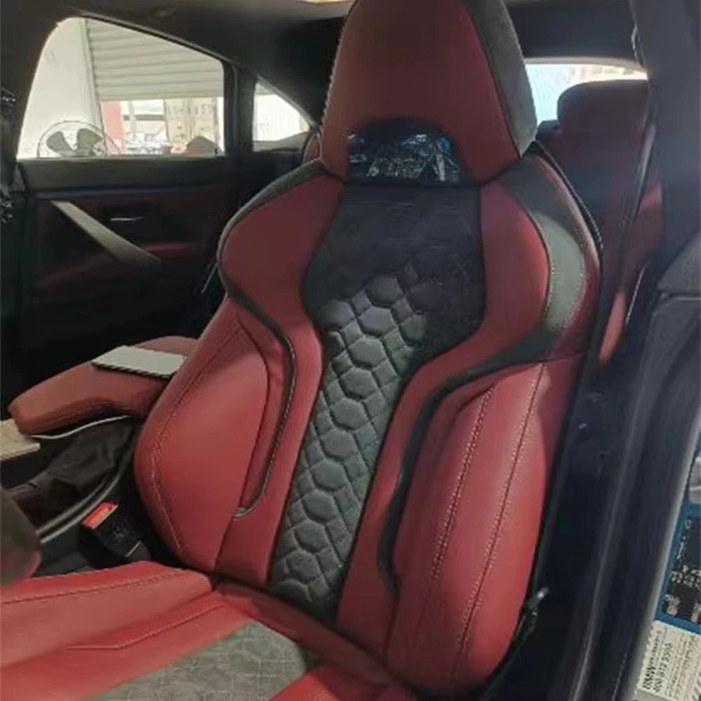 Source Factory M3 M5 Sport Seat Cover Full Set Leather Seat Cover for X3 X4 X5 X6 X7
