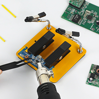 NEWACALOX Magnetic PCB Circuit Board Repair Clip Aluminum Alloy Welding Wire Fixture Mini Soldering Helping Hand AccessorieTool