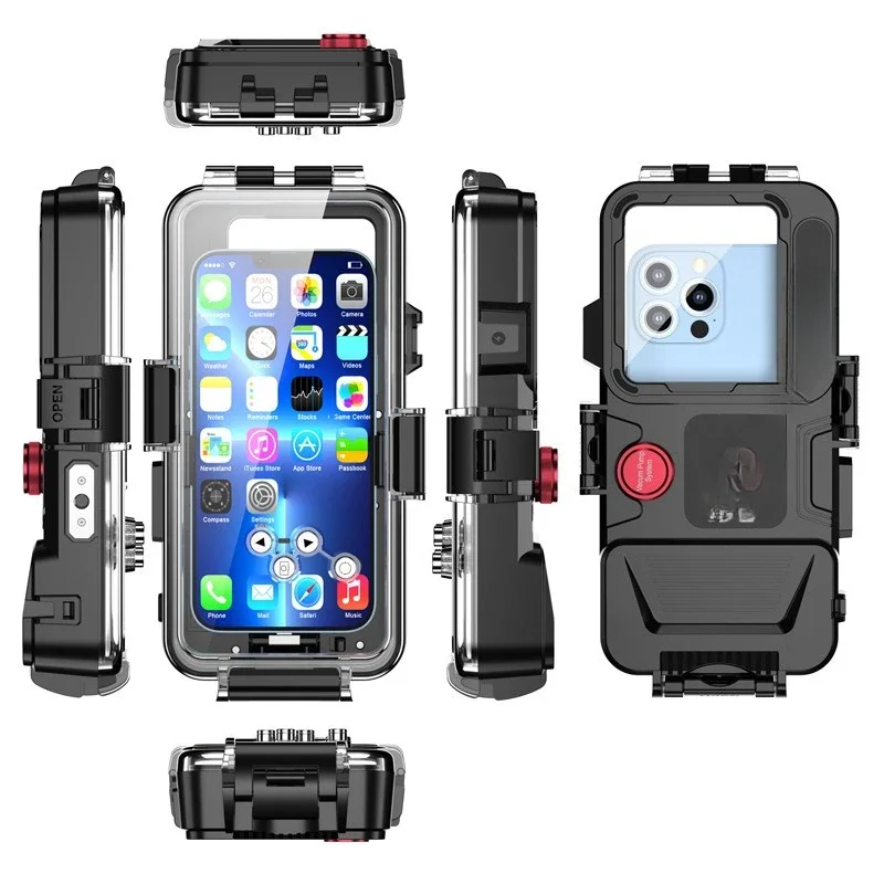 

Applicable to all Apple mobile phone cases, diving waterproof cases, 30 meters underwater photography protective cases