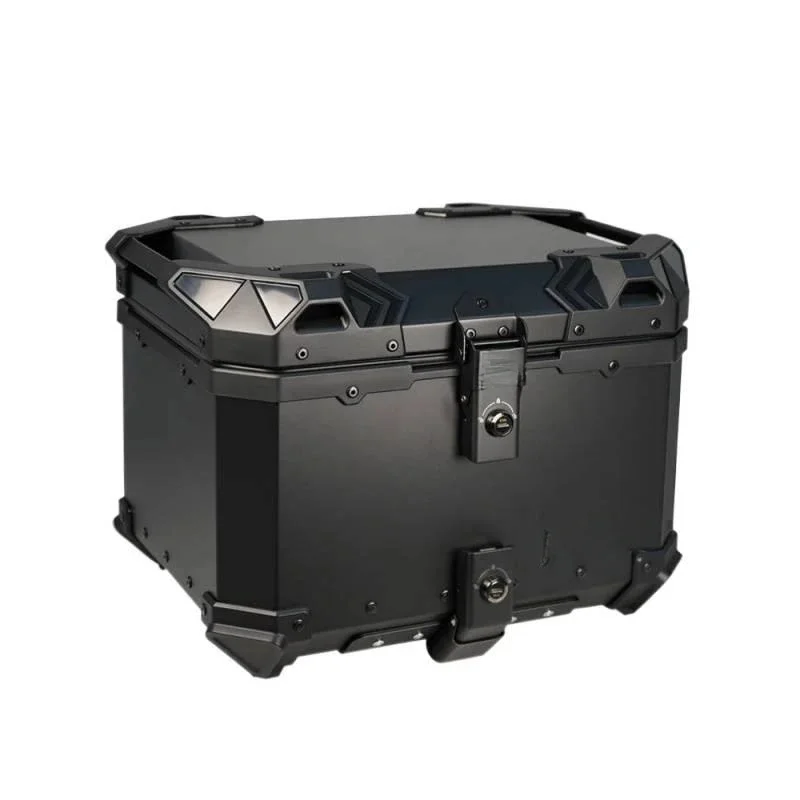 High Quality 4L Alloy Motorcycle Tail Box, With New Corner Guards Waterproof & Drop Resistant