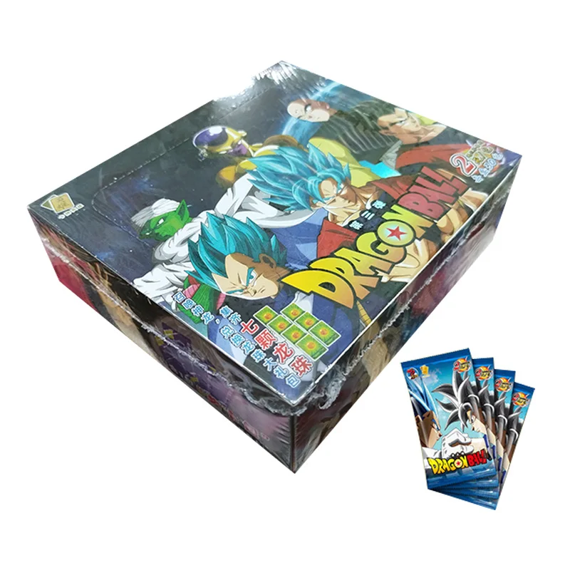 

The New Original Anime DRAGON BALL LZ-0302 Flash Card Hero Son Goku KidsToy Gifts Game Cards