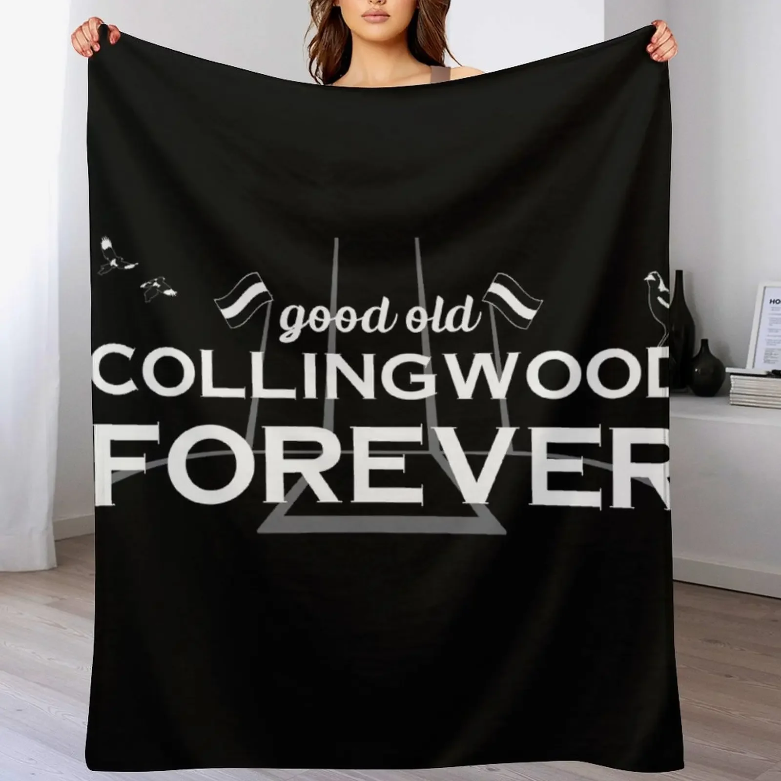 

Good Old Collingwood Forever - Collingwood theme song Throw Blanket halloween Hairys sofa bed Hair Blankets
