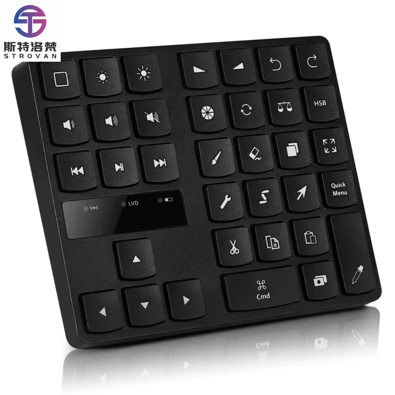 

Клавиатура для ноутбука, планшета, 35-клавишная цифровая клавиатура, портативная мини-беспроводная клавиатура, клавиатуры