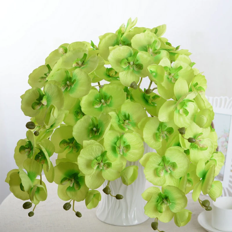 Simulation Flowers Hand-holding Home Decoration Plants Orchid Artificial Flowers Plastic Diy Accessories Party Supplies