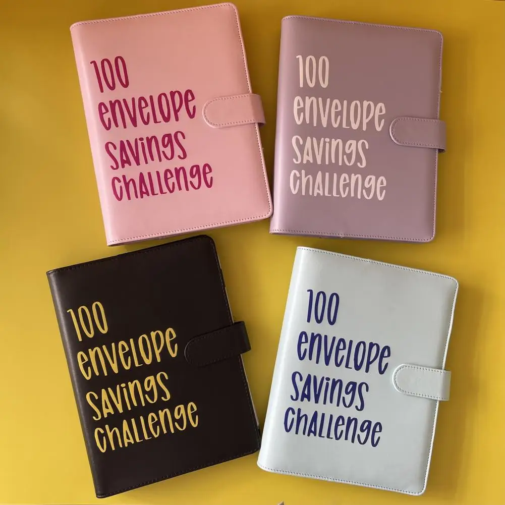 Envelope Challenge Binder Portable 100 Envelope Challenge Planning Notebook Flipchart Budget Flipchart Cash For Home Vacations