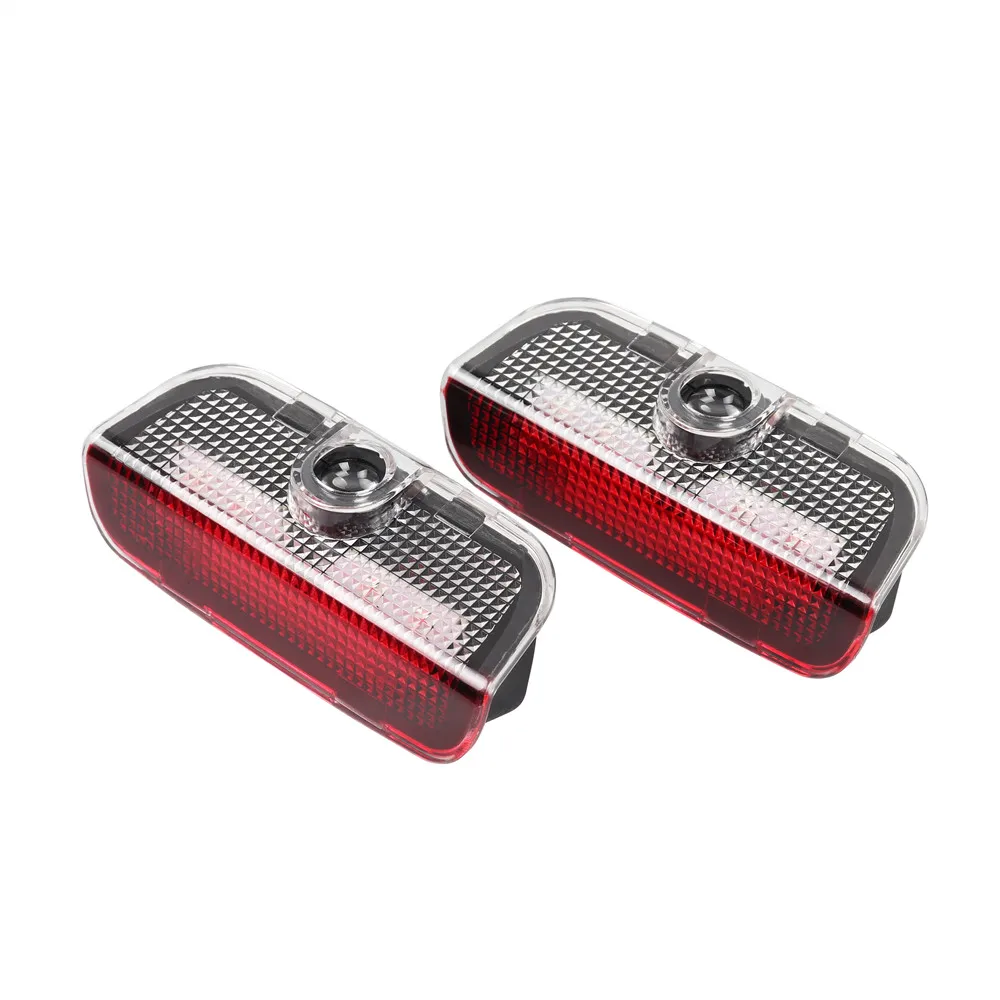 2X LED Car Door Warning Welcome Light Decoration Lamp Accessories For Porsche Macan 95B 92A MK2 958 Boxster 981 982 Cayman 911
