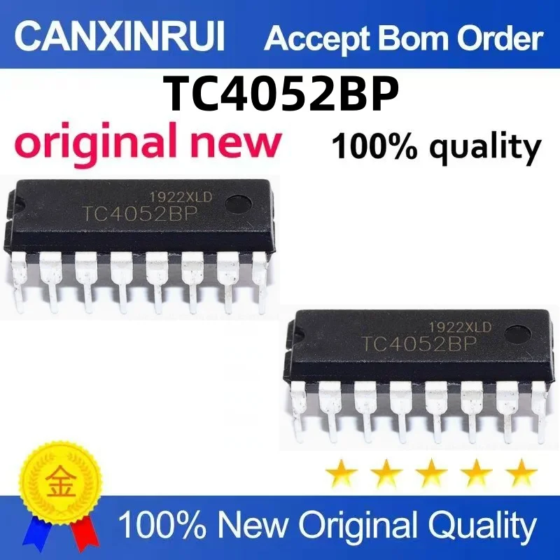 (10-300piezas)Brand new original TC4052BP TC4052 DIP-16 spot chip from one start