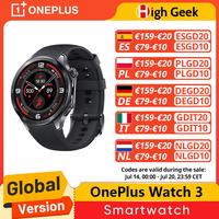 Global Version OnePlus Watch 3 Smart Watch 1.50inches LTPO  AMOLED Display Snapdragon W5 Processor Dual Frequency GPS Wear OS