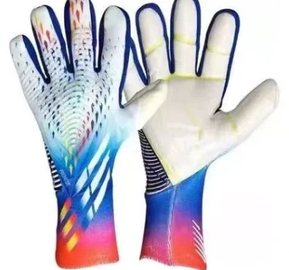 المهنية قفازات كرة القدم اللاتكس كرة القدم قفازات حارس المرمى للأطفال البالغين سميكة كرة القدم حارس المرمى أصابع قفازات حماية