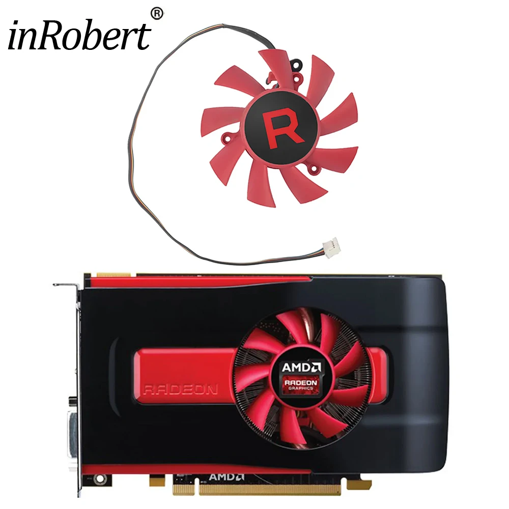 New 65MM FD7015H12S Graphics Card Fan For AMD HD7790 HD 5850 ATI Radeon R9 270 Video Card Cooling Fan