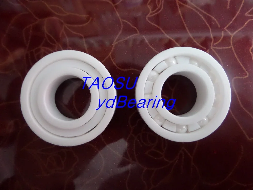 All ceramic bearing 6210CE zirconia material with temperature resistance of 300℃ and full ball capacity of 500 metric meters