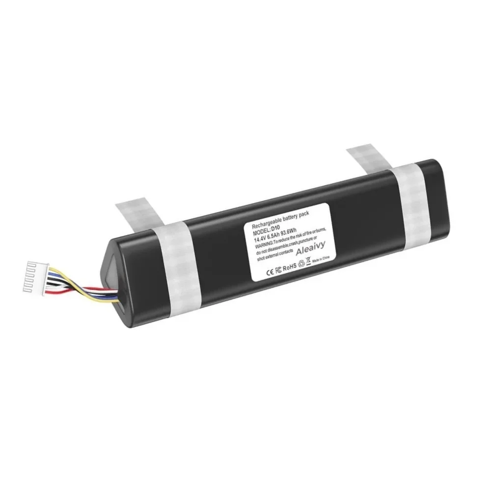 6500mAh สําหรับ Neato แบตเตอรี่ Neato D8 D9 D10 945-0356,945-0373,905-0596 เครื่องดูดฝุ่นหุ่นยนต์ Li-Ion 14.4V แบตเตอรี่
